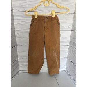 Carhartt Youth Boy's Size 5 Carpenter Pants Adjustable Waist RN13706 Cotton